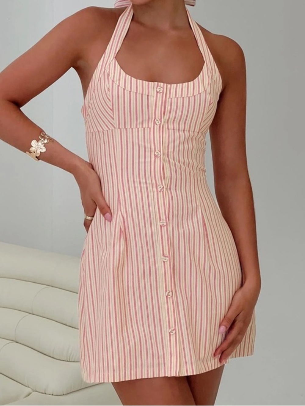 Princess Polly mini halter dress